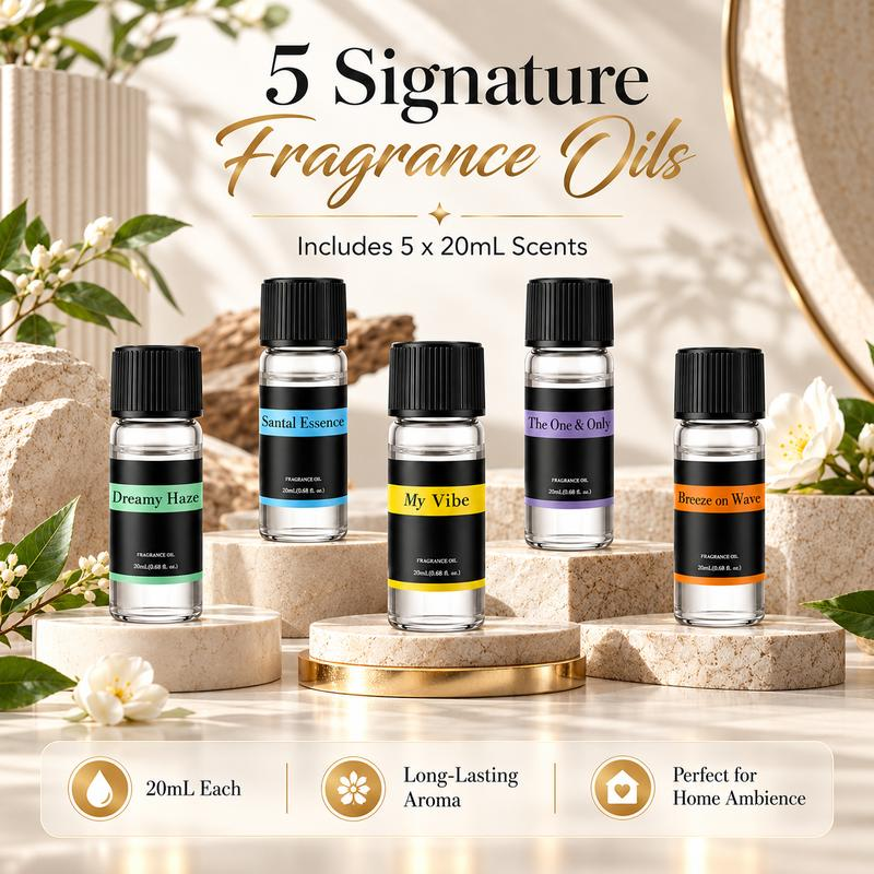 Waterless Diffuser Pro + 5 Scent Oils