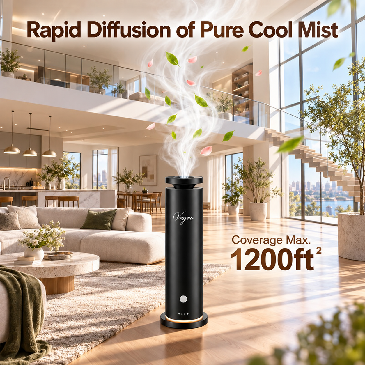 Diffuser in a living room